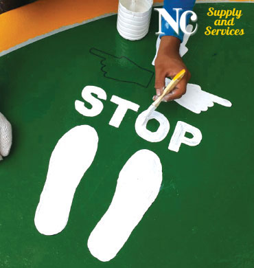 รับตีเส้นจราจร ตีเส้นในโรงงาน งานสัญลักษณ์จราจร